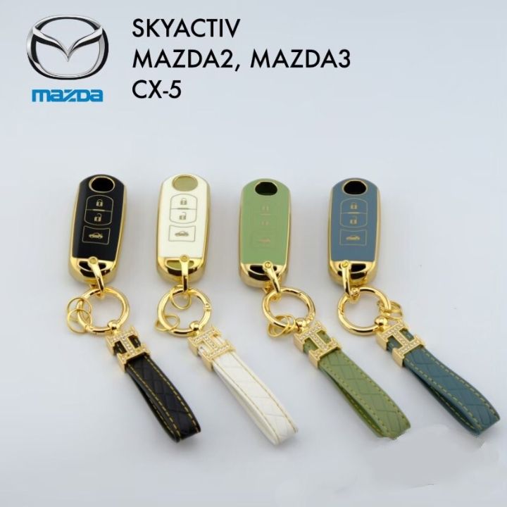 ปลอกหุ้มกุญแจรถ MAZDA SKYACTIV, MAZDA2, MAZDA3, CX-5 ที่หุ้มกุญแจ ซองหุ้มกุญแจ พวงกุญแจ พร้อมส่ง (1 ชิ้น) กรุณาเช็ครุ่นให้ถูกต้องก่อนสั่งซื้อค่ะ