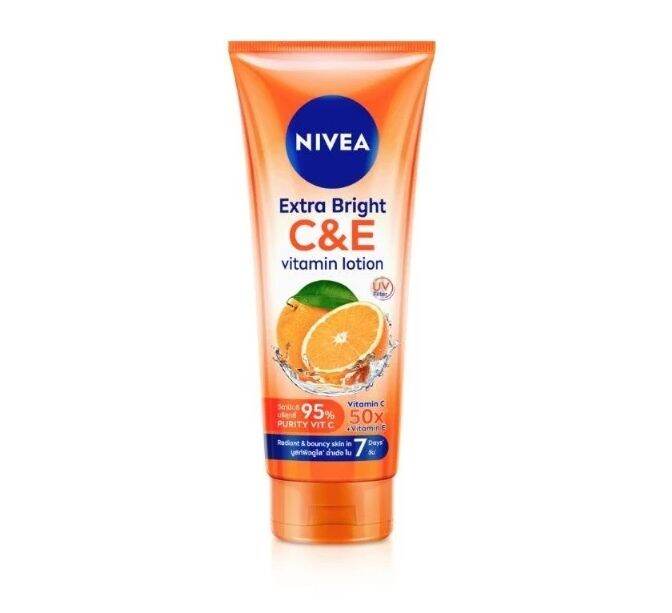 Nivea Extra Bright C & E Vitamin Lotion 320ml (Expiry 2025 /2026) Lazada