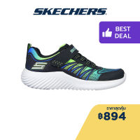 Skechers สเก็ตเชอร์ส รองเท้าเด็กผู้ชาย Boys Bounder Zatic Shoes - 403737L-BBLM Lightweight, Machine Washable