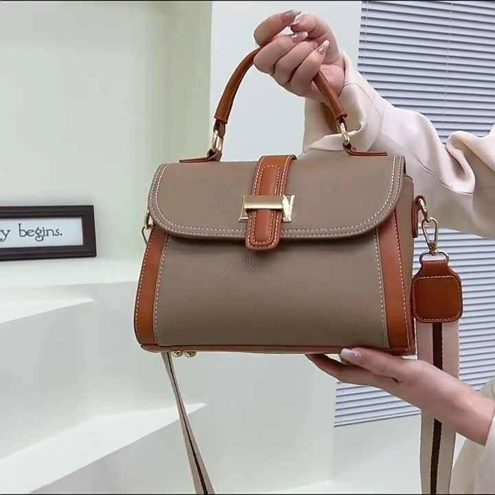 Korean Fashion sling bag for women luxury High quality leather