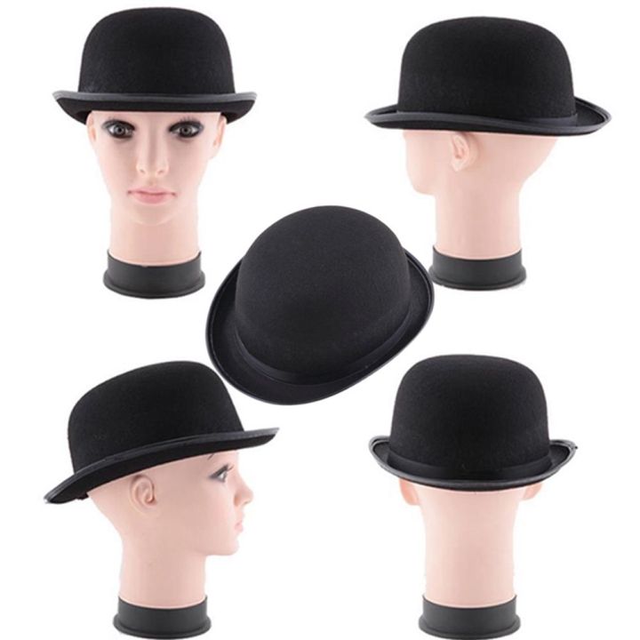 [Adults] Derby Hat Black Bowler Hat Dr.Jose Rizal Hat Magician Hat Size ...