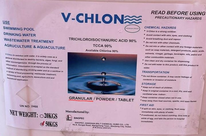 คลอรีน-chlorine-granular-90-50-กก-เกรด-a-t-c-c-a-90-ใช้สำหรับปรับสภาพน้ำและกำจัดตะไคร่-เกรดพรีเมี่ยม