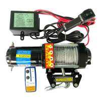 รอกมอเตอร์ไฟฟ้า 1.8ตัน 12V 4000ปอนด์ สลิงยาว10เมตร