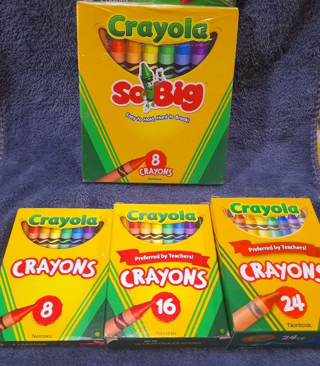 Nontoxic Crayons Crayola 8,16,24 Lazada PH