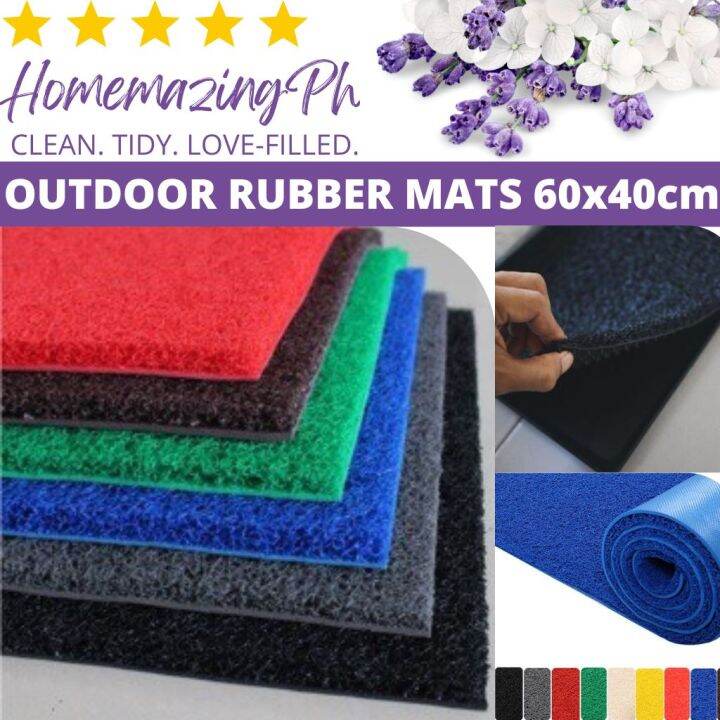 Homemazing Ph Rubber Floor Mat 60x40cm Door Mat Matting Floor