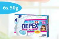 Depex ก้อนทำความสะอาดชักโครก ขนาด (6 x 50g)