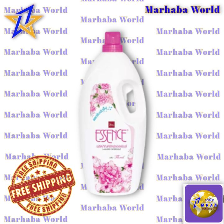 เอสเซนซ์ น้ำยาซักผ้า กลิ่นฟลอรัล สีชมพู 1900 มล.​ Essence Liquid Detergent Floral Pink 1900 ml.