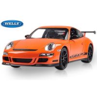1:24 Porsche 911 GT3 RS สีส้ม [Welly]