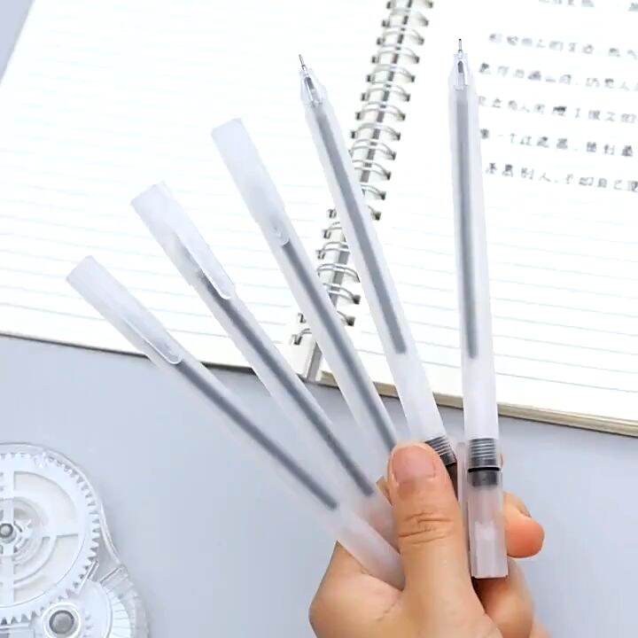 I Home Wholesale Muji Style Trending Gel Pen Black Ballpen with Refills