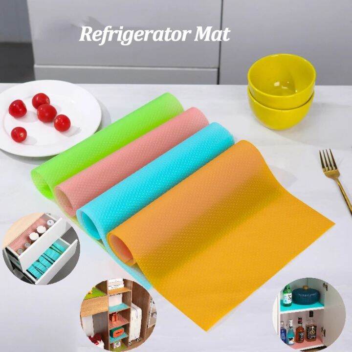 45*29cm Refrigerator Drawer Mat Fridge Antifouling Pad Table Placemats