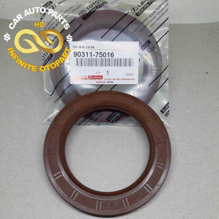 Oil Seal Crankshaft Rear Sil As Kruk Belakang Yaris Vios Old Nz Good