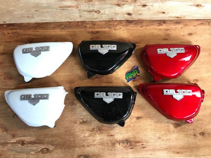 Cover aki Bok aki tepong aki honda CB 100 CB100 Merah Putih Hitam