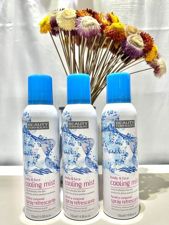 สเปรย์ น้ำแร่ Beauty Formulas Body and Face Cooling Mist Spray 150 ml