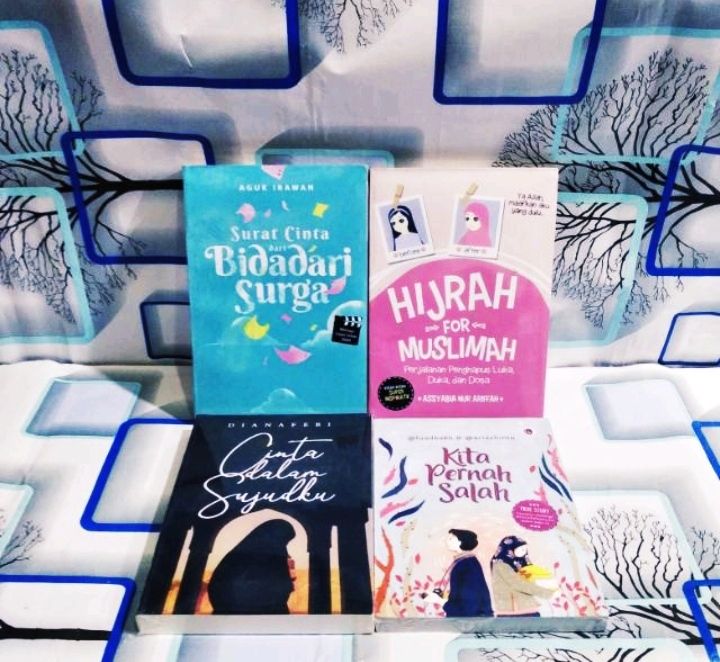 Novel Paket 4 Remaja Islami Surat Cinta Bidadari Surga Hijrah For Muslimah Cinta Dalam 5620