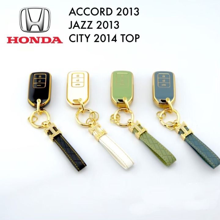 ปลอกกุญแจรถ-honda-accord-2013-jazz-2013-city-2014-top-ที่หุ้มกุญแจ-กันกระแทก-สวยตรงปก-พร้อมส่ง-1-ชิ้น-กรุณาเช็ครุ่นให้ถูกต้องก่อนสั่งซื้อค่ะ