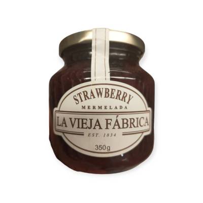 La Vieja Fabrica Strawberry  Mermelada 350g .แยมรสสตรอเบอร์รี่ เวียฮา ฟาบริกา 350กรัม