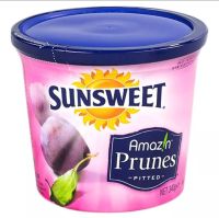 Sunsweet สันสวีท ลูกพรุนไม่มีเมล็ด 340 กรัม ( 1 กระป๋อง ) Sunsweet Seedless Prune 340 g. สินค้านำเข้า