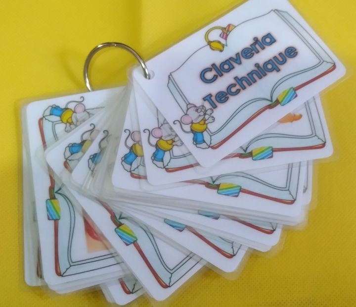 Laminated Educational Flashcards Claveria Technique | Lazada PH