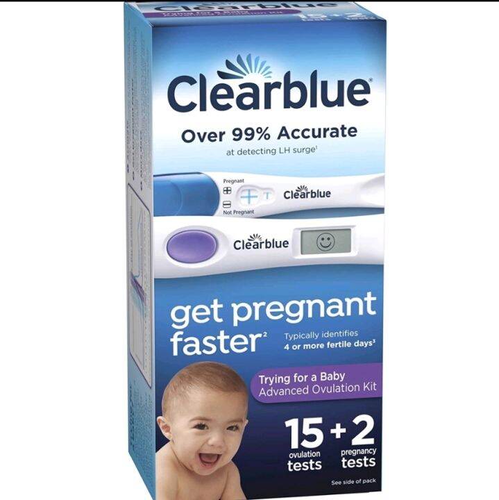 Clearblue ovulation predictor kit with digital results and pregnancy ...