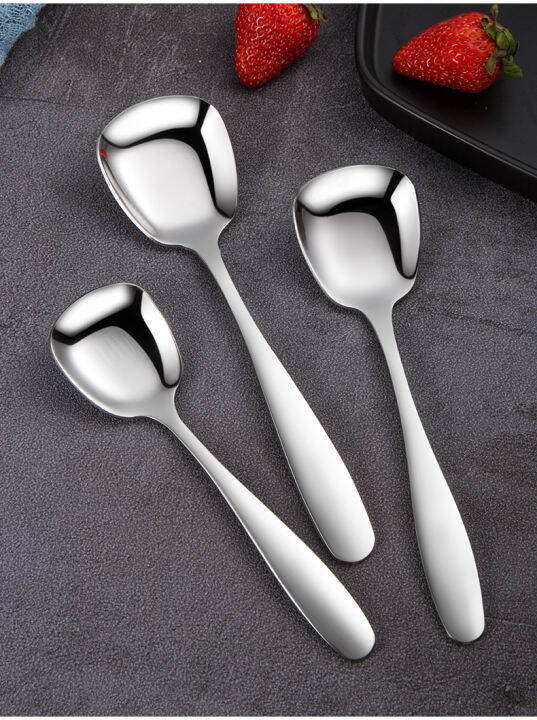 Premium Stainless Steel Spoon AND SILVER [Thick and Heavy