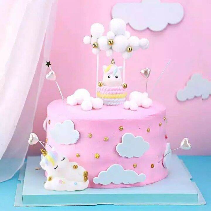 Topper Cake Unicorn theme / Hiasan Kue Tema Kuda Poni | Lazada Indonesia