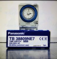 Panasonic TB 38809NE7 PANASONIC นาฬิกาตั้งเวลา พานาโซนิค 24 ชั่วโมง มีแบตเตอรี่สำรองไฟ AUTOMATIC TIMER SWITCH TB38809NE7