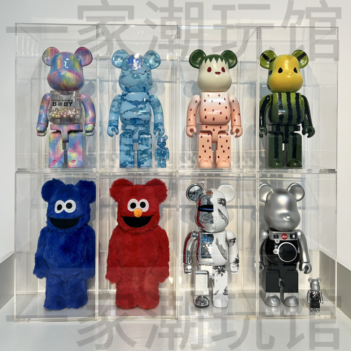 All-in-One Acrylic Thick Dust Cover Bearbrick400%+100% Bearbrick ...