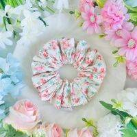 ยางรัดผม scrunchies handmade P001 m size คอตตอน 100%