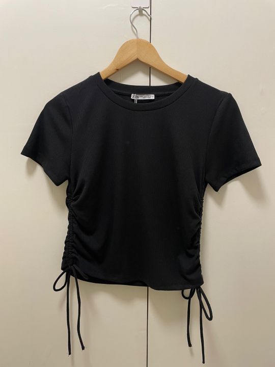 Zara Fitted Black Tshirt | Lazada PH