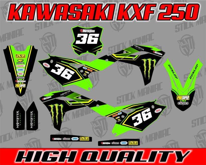 kawasaki kxf 250 full body decals | Lazada PH