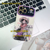 ?ส่งจากไท? Luffy การ์ตูน เคส for iPhone XR body 14Pro 13Pro เคสไอโฟน Xr บอดี้ 13Pro 14 pro case อ่อนนุ่ม แฟชั่น ONE PIECE