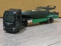 Majorette Man truck with Boat Trailer.