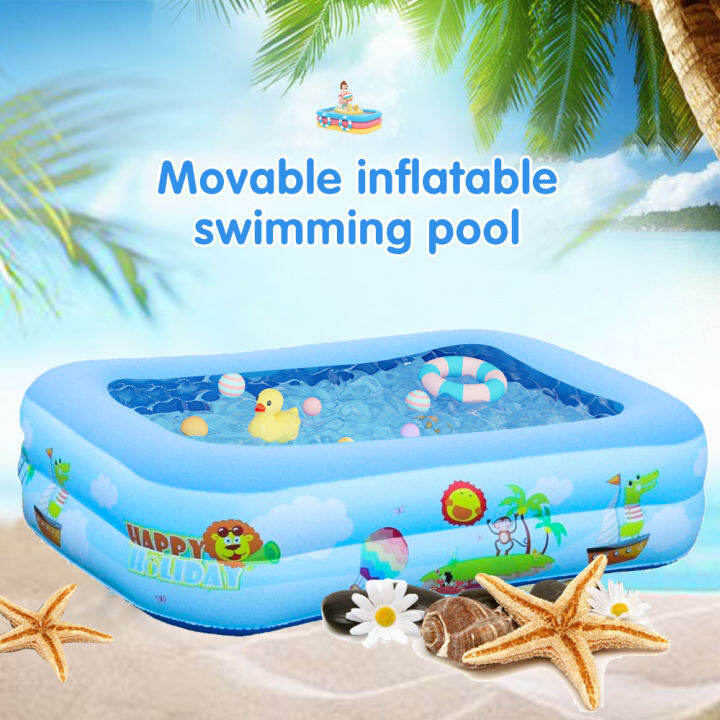 Kissbaby 120cm Swimming Pool Kids Mini Pool For Rectangular Outdoor Kissbaby 120cm swimming pool kids mini pool for rectangular outdoor