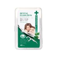 พร้อมส่ง! ไหมขัดฟัน ชนิดมีด้ามจับ Dentiste Dental Floss Pick 1 กล่องมี40ชิ้น