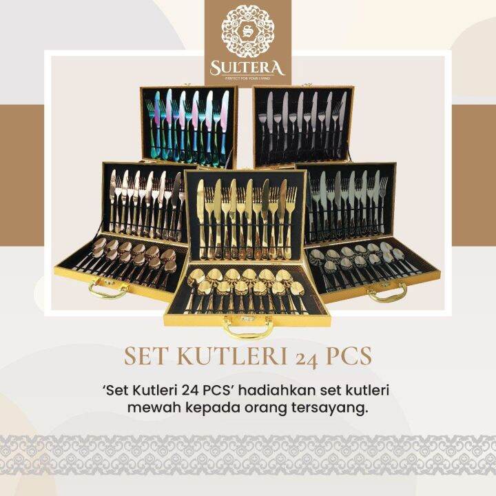 Cutlery Set Exclusive SULTERA stainless steel Luxury cutlery set box