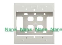 NANO กล่องลอยพลาสติก 4"x4"  สีขาว 100/กล่อง รุ่น NANO-404-1