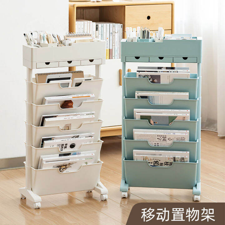 Classroom Desk Storage Artifact Book Storage Rack Desk Bookshelf