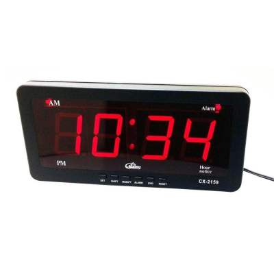 Caixing นาฬิกาดิจิตอล LED DIGITAL CLOCK แบบแขวนผนังCX-2159  รุ่น CX-2159