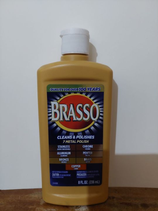Brasso Metal Polish & Cleaner - 8 fl oz bottle