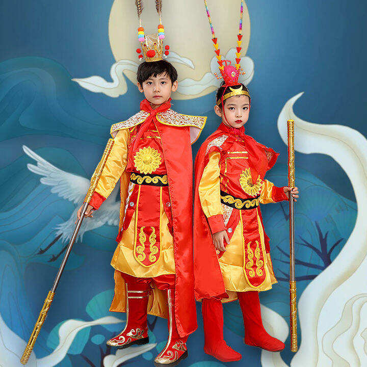 Monkey King Children's Clothing Journey to the West Qi Tian Da Sheng ...