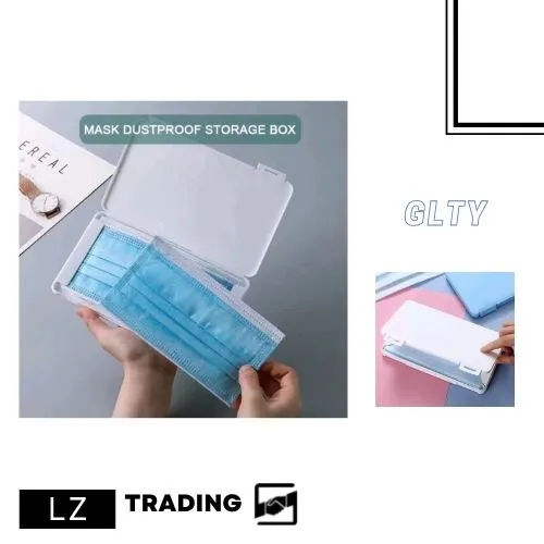 GLTY SALE Face Mask Storage Case Box faceMask Cover Bag Portable Holder Mouth Mask cod Lazada PH