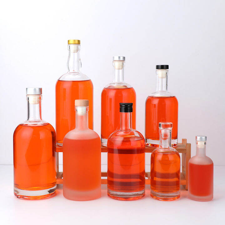 Sales 2023 New Creative Glass Wine Bottle Fire Extinguisher Bottles Red