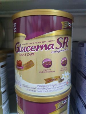 กลูเซอนา เอสอาร์ Glucerna SR Triple care  รสวนิลลา กระป๋อง 400 กรัม