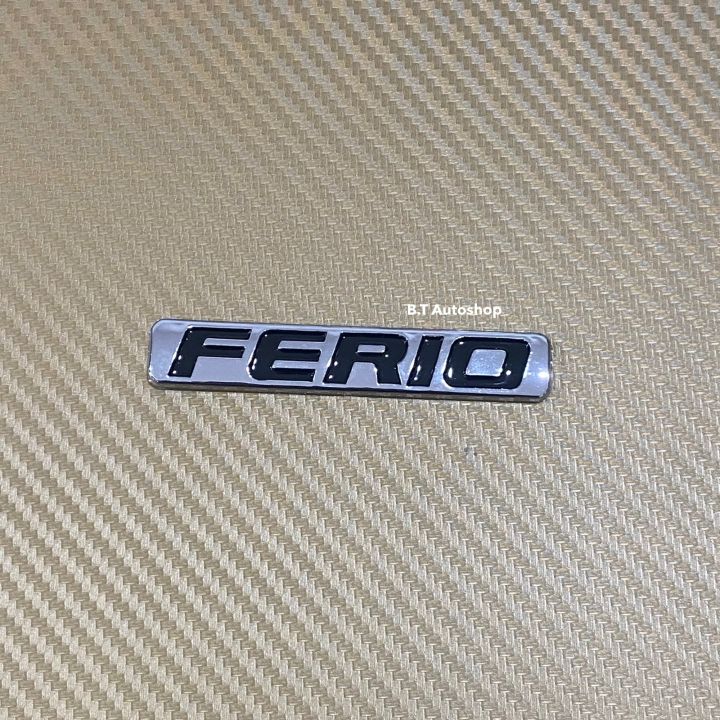 โลโก้* FERIO ติดรถ Honda ขนาด* 1.5x8.5 cm ราคาต่อชิ้น