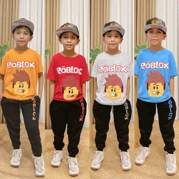 ROBLOX TERNO JOGGER FOR KIDS BOYS FIT 7-10 YEARS OLD SILKSCREEN PAINT