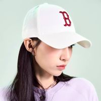 ✴️ แท้ ?% MLB New Fit Ball Cap หมวกสีขาว logo B สีแดง