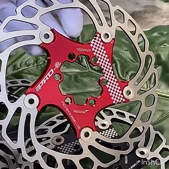 IIIPRO Bicycle Floating Rotors 160mm Rotor Road Mountain Bike Stainless