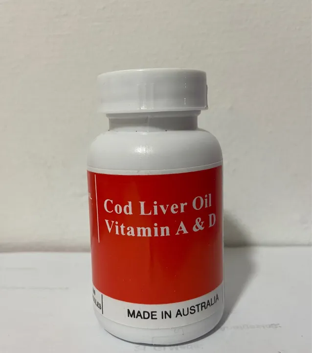 Cod Liver Oil Vitamin A & D 100 pieces Lazada PH