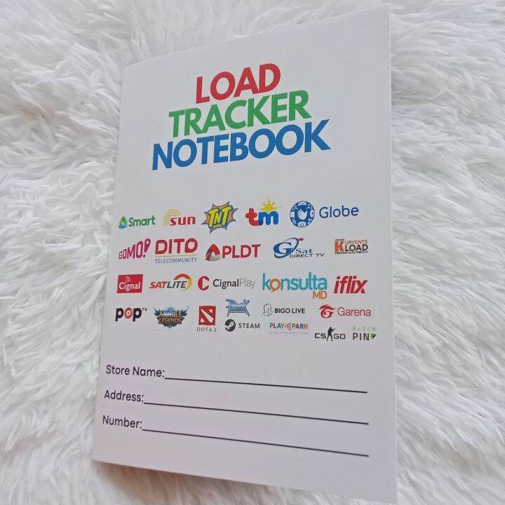 Load Tracker Notebook Lazada PH