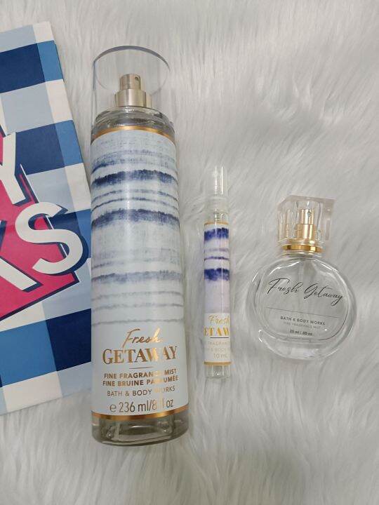 Fresh Getaway Fragrance Mist by Bath Body Works in 10ml & 25ml Sampler